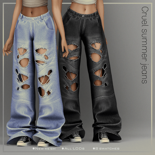 Галерея мода Коллекция одежды Denim Rush CC collection #3